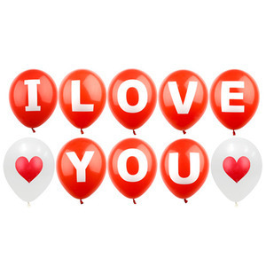 알파벳풍선 I LOVE YOU